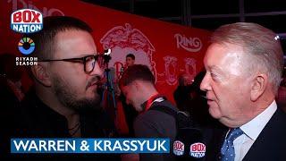 "Why Are You Causing Trouble?" - Frank Warren & Alex Krassyuk Make Usyk-Fury Bet