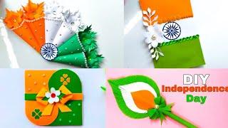 4 DIY Independence day craft idea | Last minute paper craft ideas for independence day | DIY craft