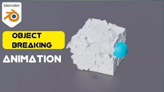 Object Breaking Animation in Blender | FusionArt 3D