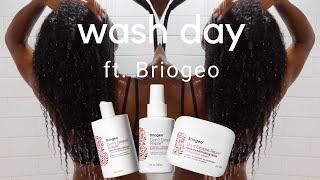 Wash Day Routine ft. Briogeo on 4A/4B Natural Hair