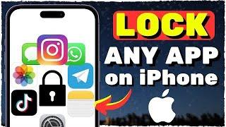 How to LOCK APPS on iPhone! (with Face ID & Passcode)