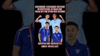 ABDUQODIR XUSANOVNI HAQIQIY DO'STI KIM ?ABBOS FAYZULLAEV#YOKI#VITOR REIS #MUXLISLARI QANDAY FIKIRDA