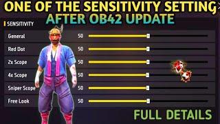 Free Fire Sensitivity Setting | Sensitivity Setting After OB 42 Update | FF Sensitivity Settings