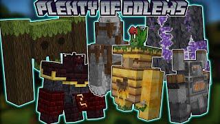 НОВЫЕ ГОЛЕМЫ В МАЙНКРАФТ ОБЗОР МОДА MINECRAFT Plenty of Golems