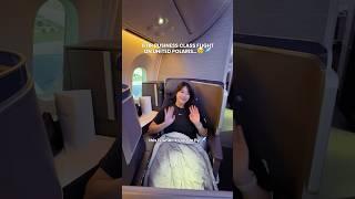 WHAT IT’S REALLY LIKE ON UNITED POLARIS BUSINESS CLASS ️ #businessclass #unitedairlines #flight