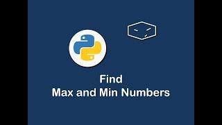 find max and min in python 