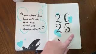 friendly 2025 bullet journal set up :)