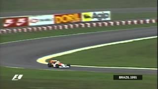 Ayrton Senna Wins The 1991 Brazilian Grand Prix