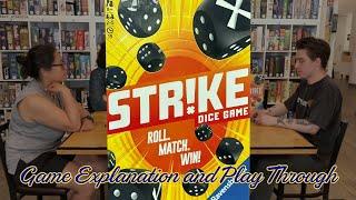 Strike. Rules, set-up and play through.