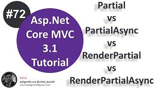 (#72) Partial tag helper vs Partial vs PartialAsync vs RenderPartial vs RenderPartialAsync