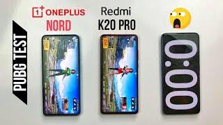 OnePlus Nord vs Redmi K20 Pro Pubg Test & Battery Test!