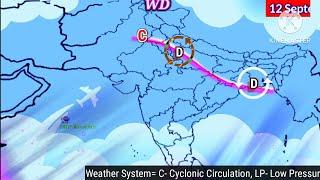 25 Day Weather System Map Forecàst South Asia Madhyapradesh Depression Update.