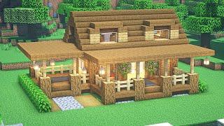 Cómo construir una casa de inicio en Minecraft # 2 - Casa de Minecraft