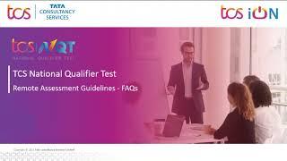 Live Q&A session on TCS National Qualifier Test (TCS NQT) - Online Remote Proctored Assessment