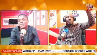 YOU ARE WATCHING "COUNTRY SPORTS" ON KUMASI104.1FM. HOST: EMMANUEL OWUSU