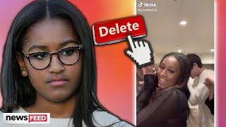 Sasha Obama Viral TikTok Video DELETED After Criticism!