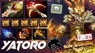 Yatoro Monkey King - Sun Wukong - Dota 2 Pro Gameplay [Watch & Learn]