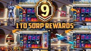 M9 ROYAL PASS 1 TO 50 RP REWARDS // MONTH 9 ROYAL PASS LEAKS BGMI/PUBG MOBILE || M9 ROYAL PASS