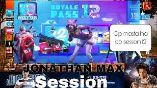 Jonathan max 100 RP session 12 lets go pubg mobile sorry for no sound