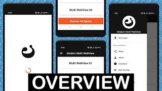 Modern Multi Webview Overview || Responsive Multi Webview in Android Studio || Webview App Tutorial