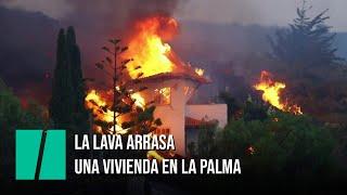 La lava del volcán de La Palma engulle cientos de viviendas