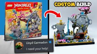 I Rebuilt the NEW Ninjago Dragon Stone Shrine Set to Help Lloyd!