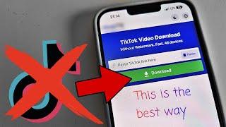 How to Download TikTok Video Without Watermark (NEW WAY!!!)