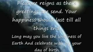 HAPPY BIRTHDAY WITH POEM