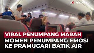 Viral! Penumpang Cekcok dengan Pramugari Batik Air Saat Pesawat Hendak Lepas Landas | OneNews Update