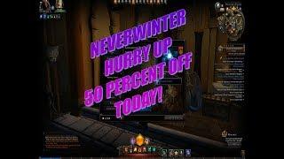 Neverwinter 50 PERCENT OFF SALE WHAT TO BUY NOW TIME TO BUY SOME COALESCENT WARDS