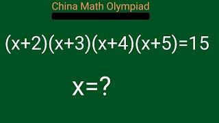 China | China Can You Solve This Math Olympiad?