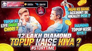 10 lakh rupees ka top up in free fire  || Free Fire Story Time  ||