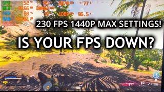 HOW TO INCREASE FPS | SEASON 2 WARZONE 1440p max settings 200+ fps