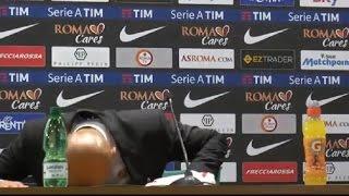 Spalletti show: testate in conferenza e poi l'accusa: "A qualcuno piace tritare la Roma"