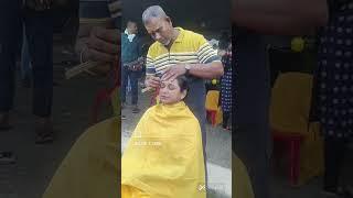 Indian girl beautiful Headshave in Lord murugan temple | Long hair to bald Headshave Hairdonation️