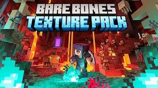 The BEST Minecraft TEXTURE PACK got a 1.16 NETHER UPDATE! (Bare Bones Texture Pack)