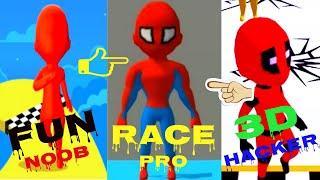 Fun Race 3D - Level 1000+Bonus (NOOB vs PRO vs HACKER) Android:ios