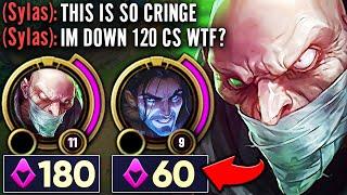 HOW TO GET 3X THE ENEMY CS WITH SMITE SINGED TOP! (THIS IS BIG BRAIN)