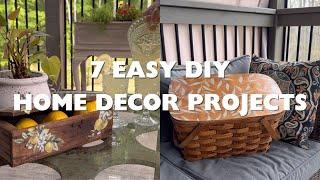 7 Easy DIY Home Decor Projects!