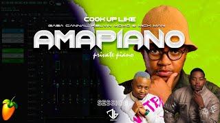 How To Make SoulFul Amapiano In FL Studio 2023 | Cook Up Like Gaba Cannal, Kelvin Momo & Mick Man