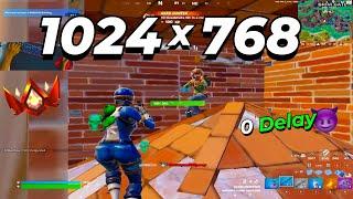 1024x768 is Literally The *0 DELAY* Resolution in Fortnite Ranked (CHAMPIONS)