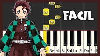 Demon Slayer - Gurenge - TUTORIAL PIANO FÁCIL