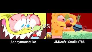 Spongebob Finally Snaps Part 3 (AnonymousMike vs JMCraft~Studios786)