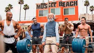 Old Man Powerlifter At Muscle Beach | Anatoly GYM PRANK