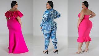 Plus Size & Regular Size Emelea Jumpsuit | Caelyn Dress | Parisian Visions Dress Fashion Collection