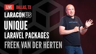 Freek Van Der Herten on "Unique Laravel Packages" | Laracon US 2024 in Dallas, TX