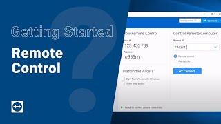 Getting Started with TeamViewer - Remote Control