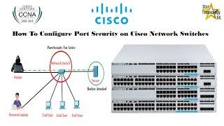 How To Configure Port Security on CISCO Switch #ciscopackettracer #ccna #ccna200_301