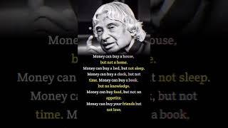 Money can buy a house - Apj Abdul Kalam #shorts