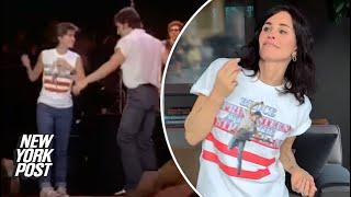 Courteney Cox re-creates dance from Bruce Springsteen’s ‘Dancing in the Dark’ 1984 music video